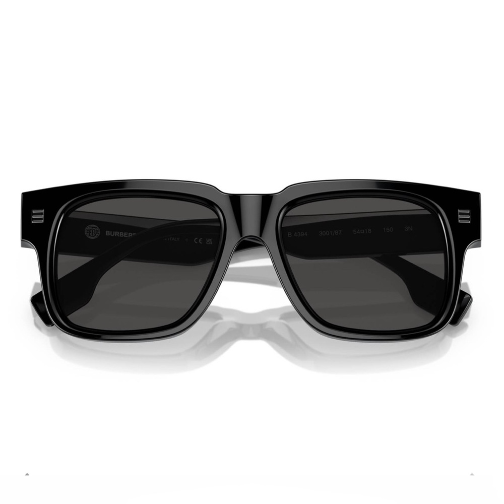 New - Authentic Burberry Hayden 54mm Rectangular Sunglasses - Picture 4 of 10